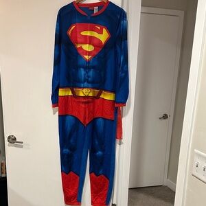 Men's Superman Onesie w/ cape